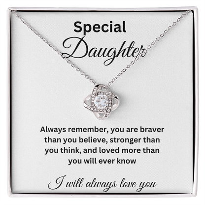 Special Daughter necklace